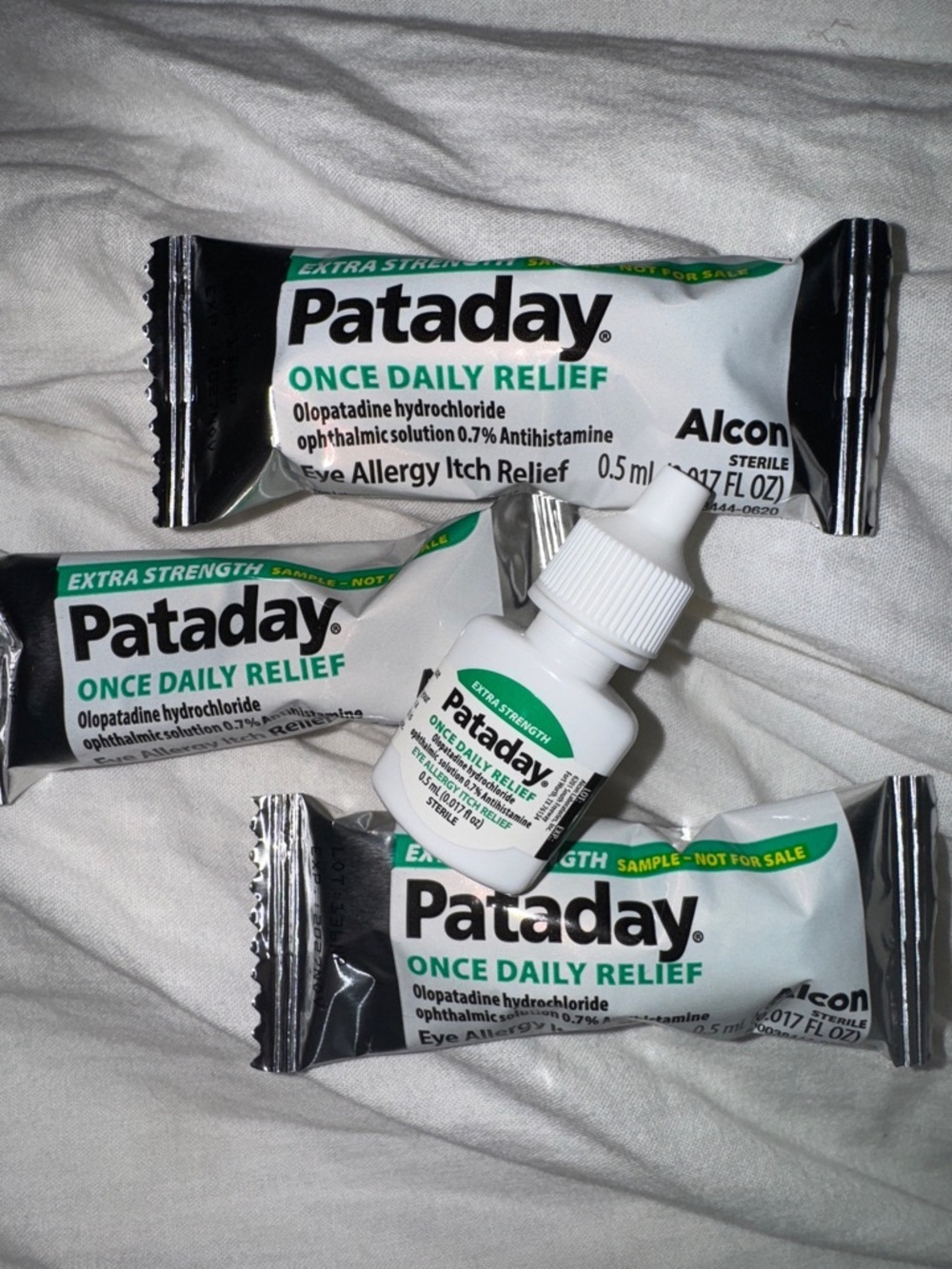 Pataday ||once daily relieve eye allergy .5ml lot of 4